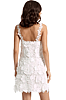 3D FLoral Lace Mini Dress