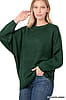 The Cozy Hour Pullover Sweater Green