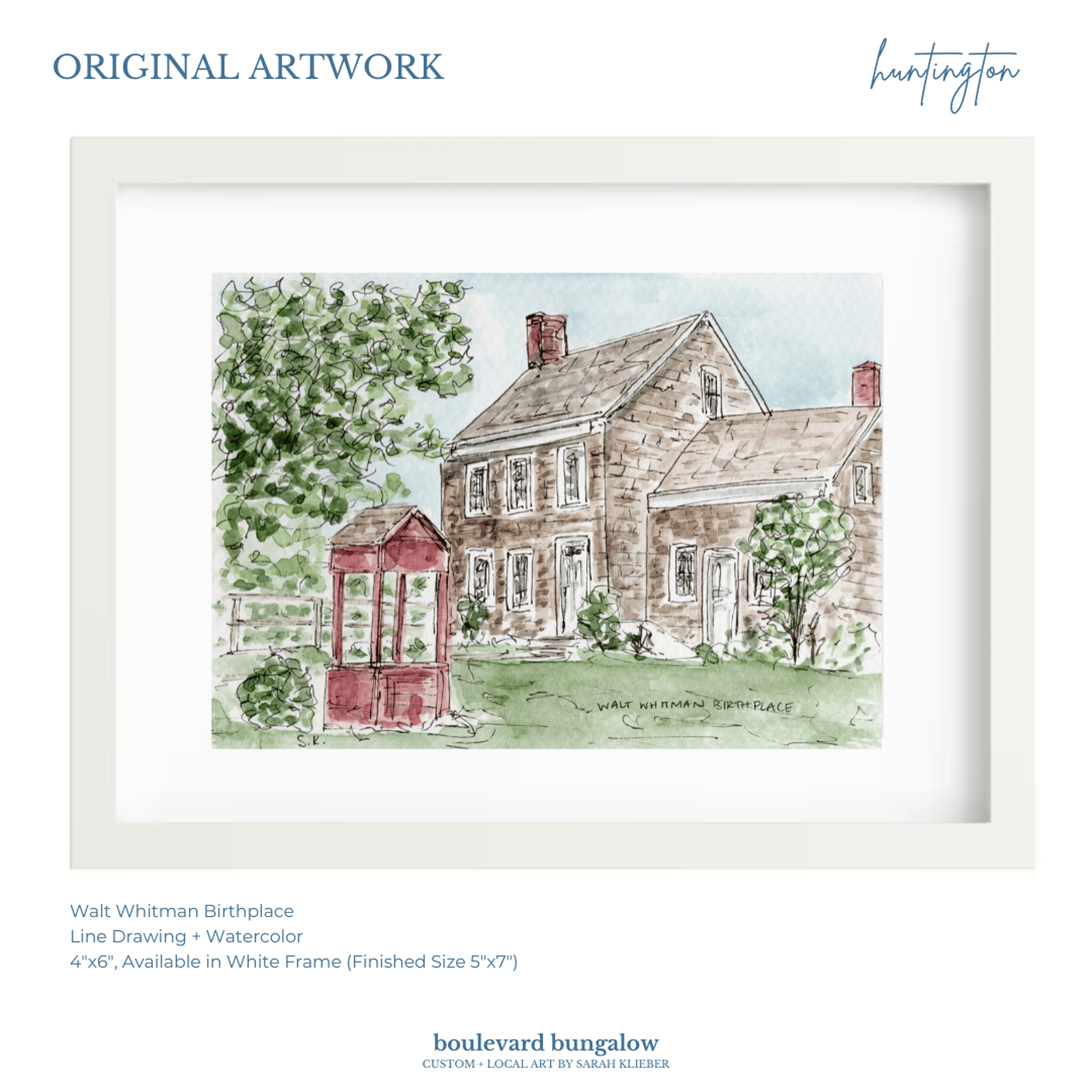 Huntington - Walt Whitman 4x6 