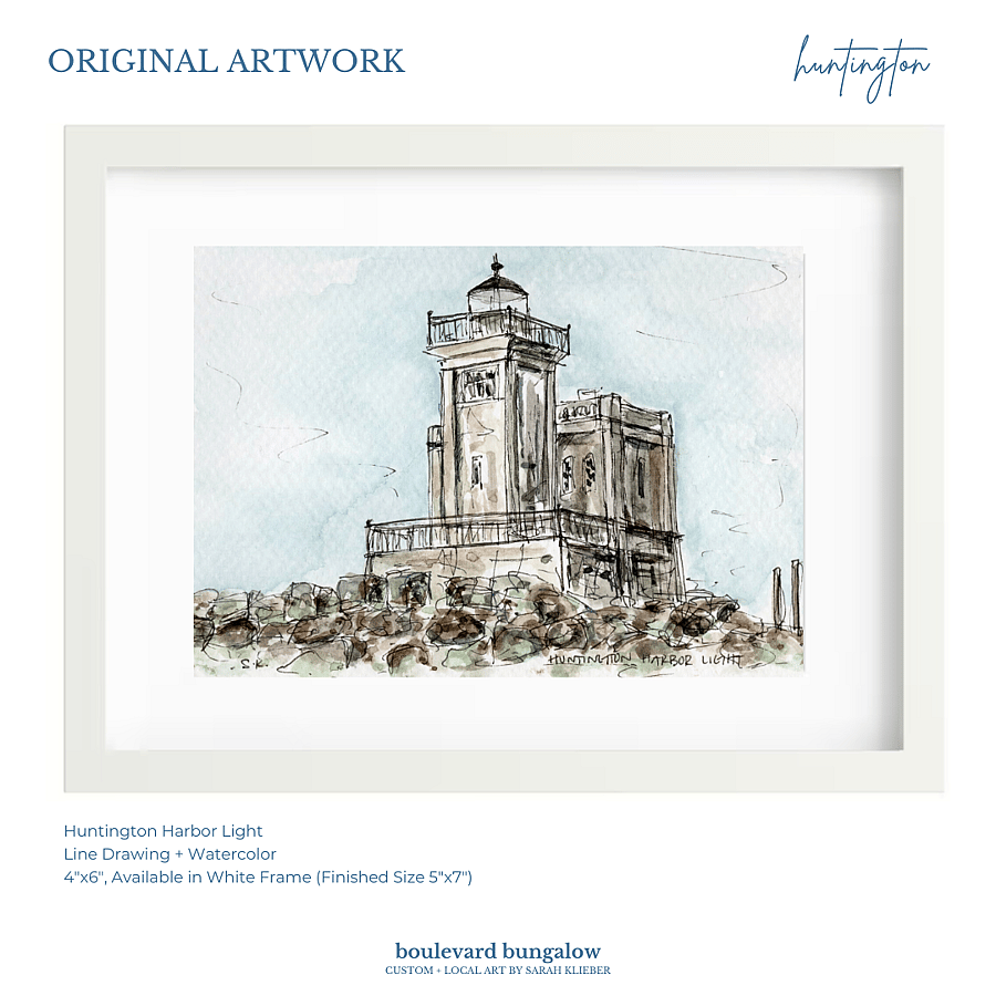 Huntington - Lighthouse 4x6