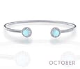 October Birthstone Bracelet
