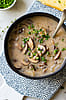 Creamy mushroom soup
