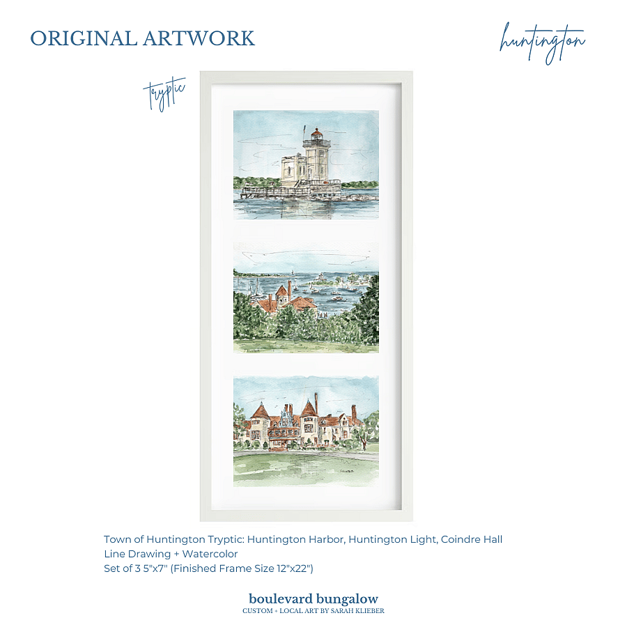 Huntington - Tryptic Set of 3 