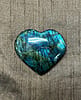 Labradorite Heart from Madagascar