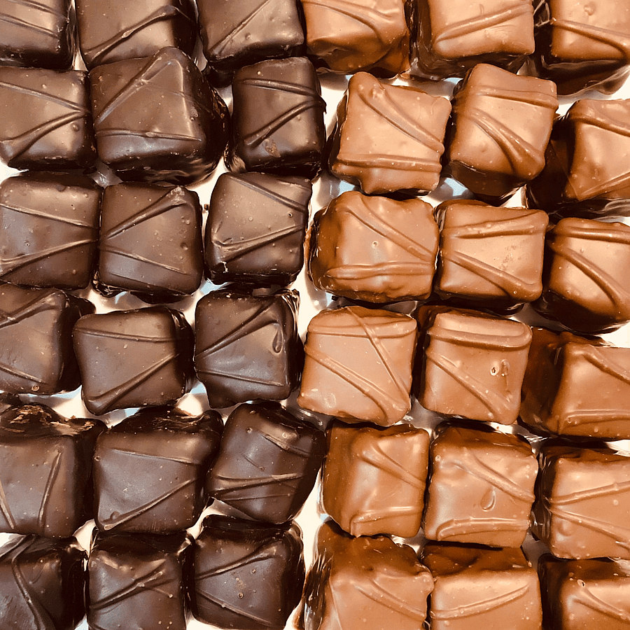 Milk or Dark Chocolate Covered Marshmallows 6pcs