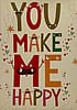 💖 You Make Me Happy Greeting Card 🌟