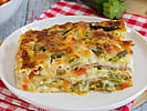 Chicken pesto lasagna