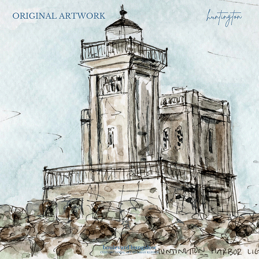 Huntington - Lighthouse 4x6