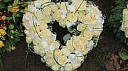 Heart Funeral Wreath