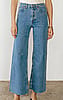 Redone High Rise Wide Leg Crop, Runyon