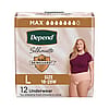 Depend Silhouette Large Pink Adult Diapers - 12 Count