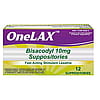 OneLax 10mg Suppository 12 Count