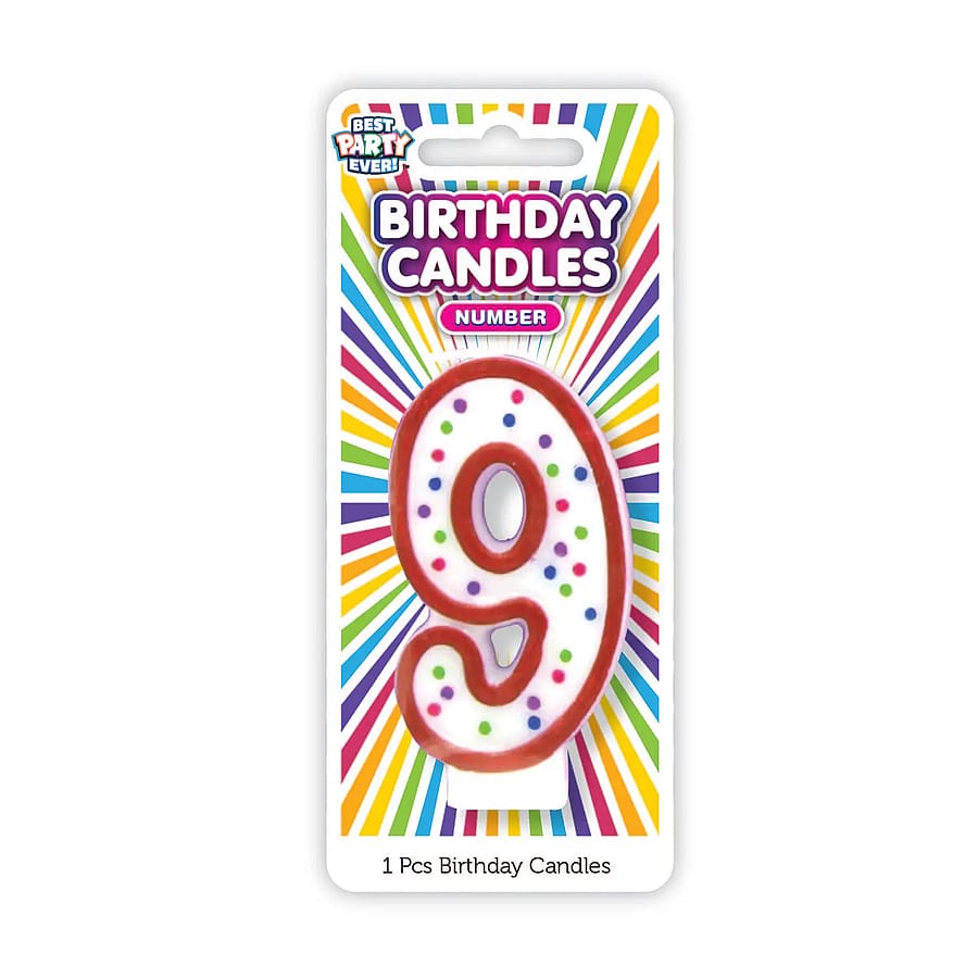 Number Birthday Candle 0-9