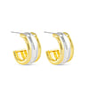 Gold and Silver Fiona Earrings