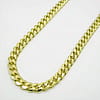 10K 7.00mm 20'' Yellow REAL Solid Gold Miami Cuban Curb Men Chain Necklace 55.70gr