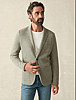 Faherty Men’s Inlet Knit Blazer- Olive Brush Melange