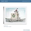 Huntington Light Christmas - 4"x6" Limited Edition Print