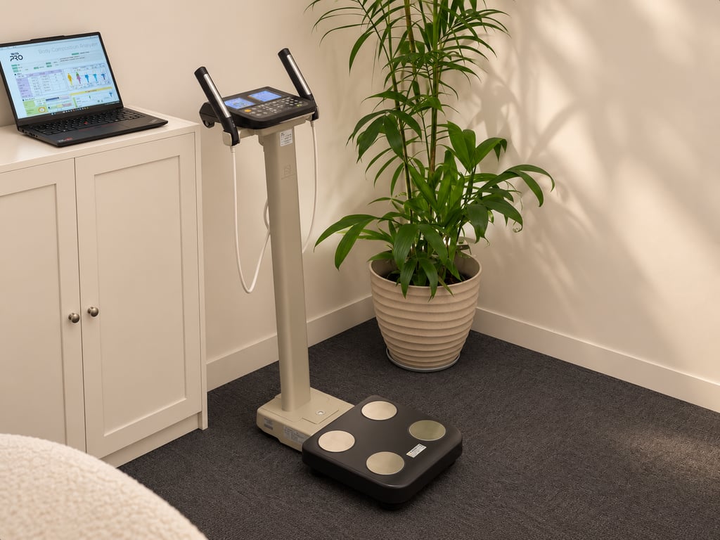 Tanita MC-780 body composition analyser at Aevum