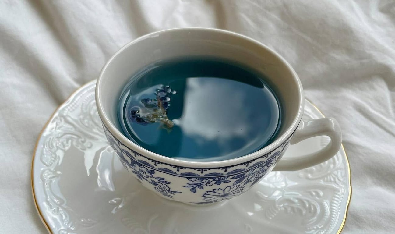 A Cup of Butterfly Pea Tea