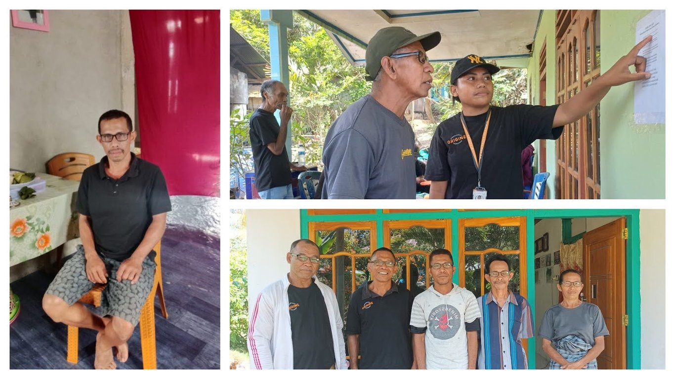 ORIGINE’s Partner Farmers During Vision Assessment and Glasses Distribution