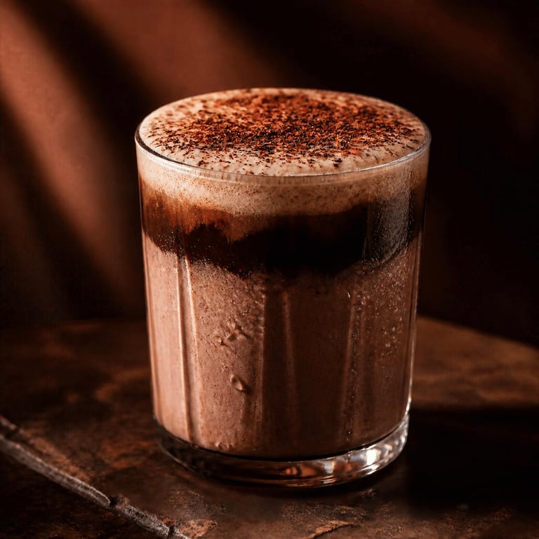 Spicy Mocha with Speckles of Cocoa and Chili