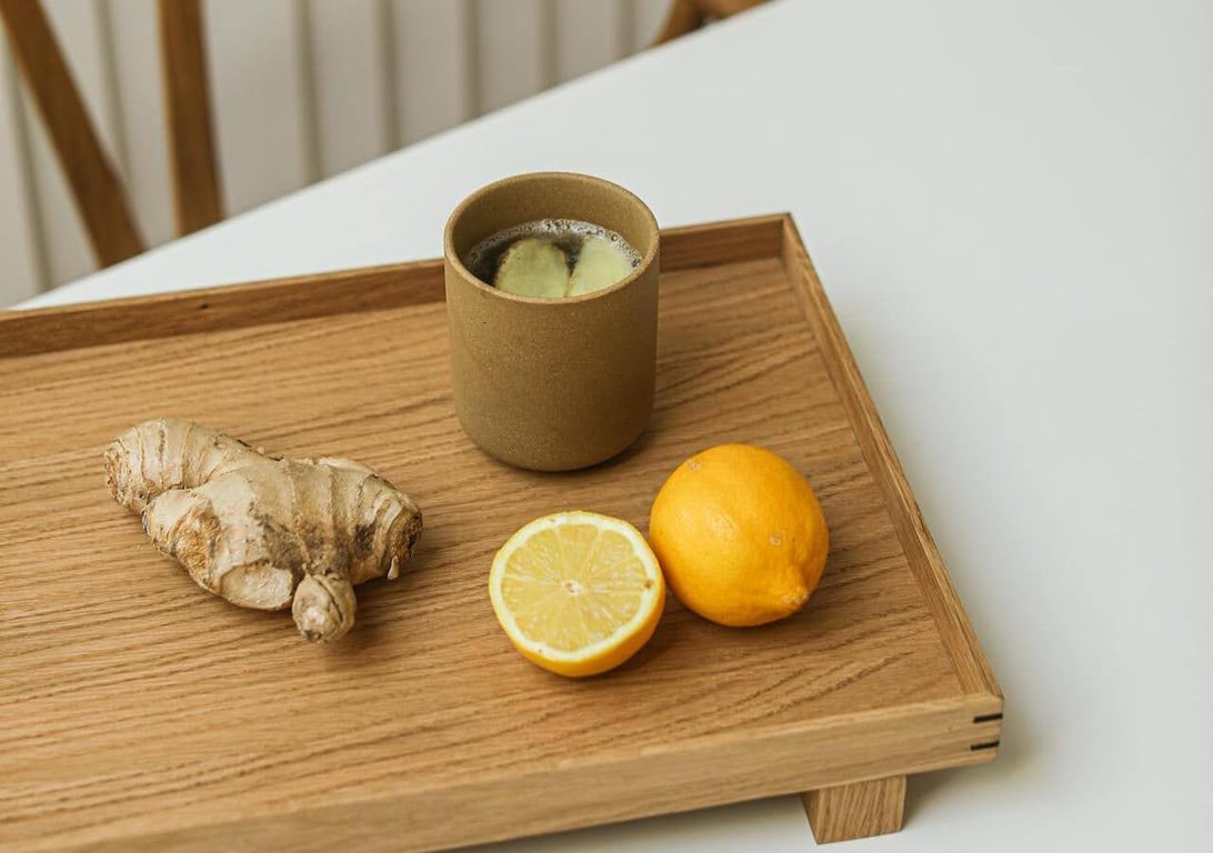 A functional ginger-infused wellness beverage, one of ginger’s most popular use