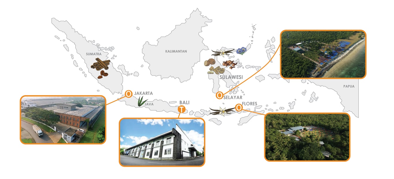 Origine Facilities Map