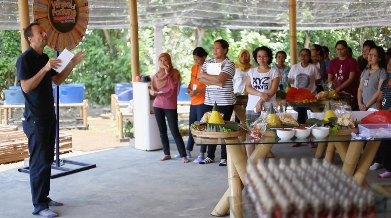Tumpengan in atrium