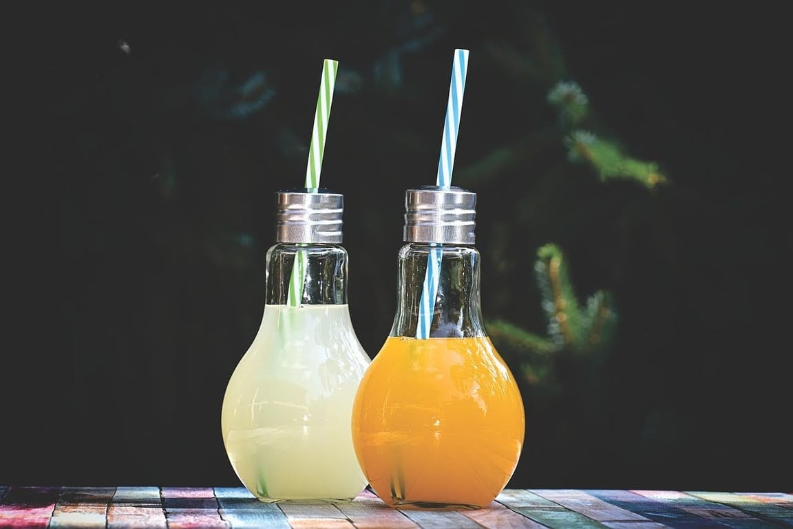 Colorful, refreshing wellness shots made with natural botanical ingredients