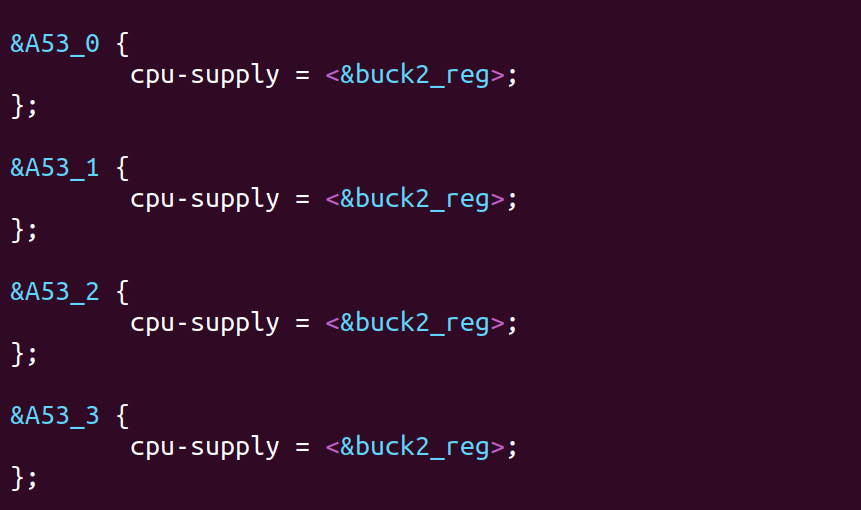 Linux kernel device tree node