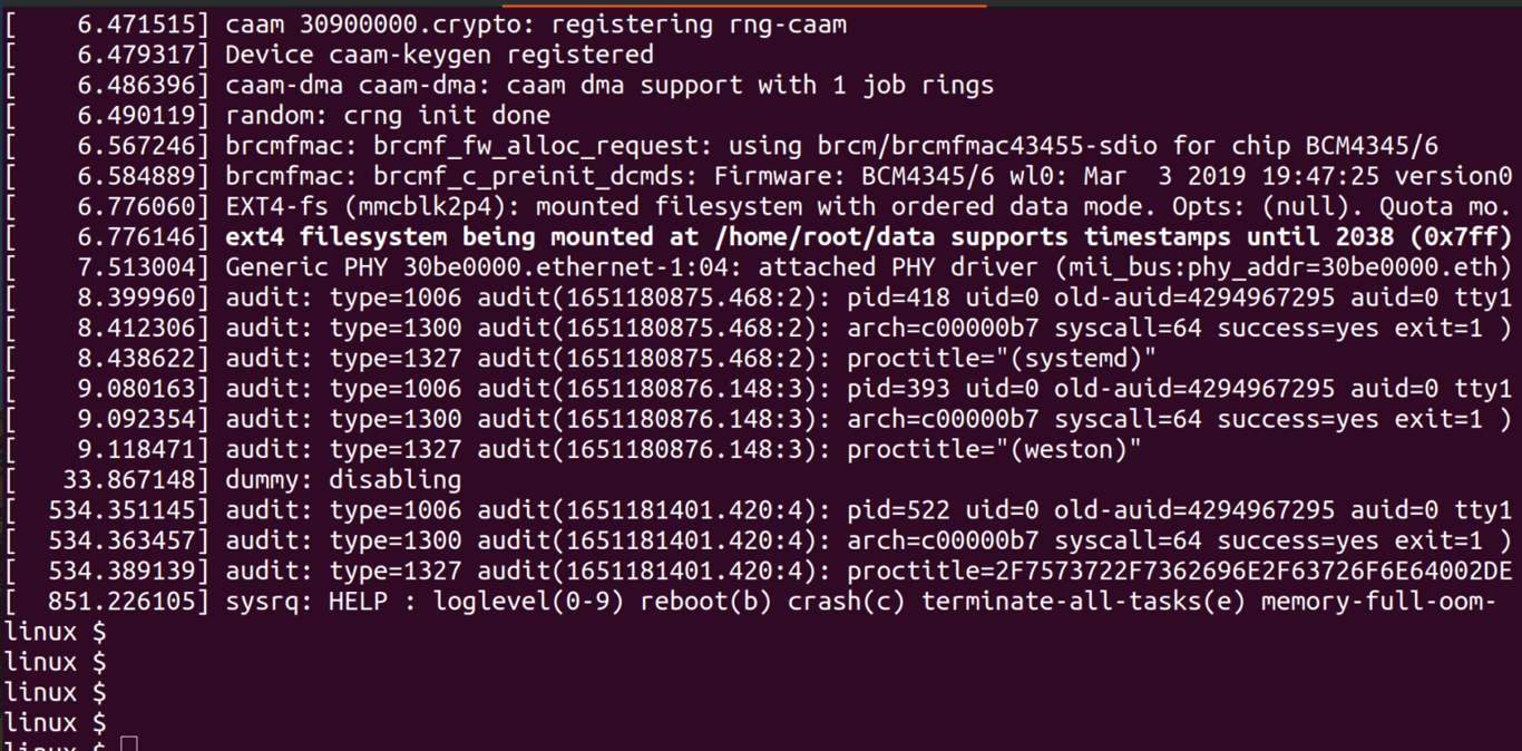 kernel-dmsg-logs