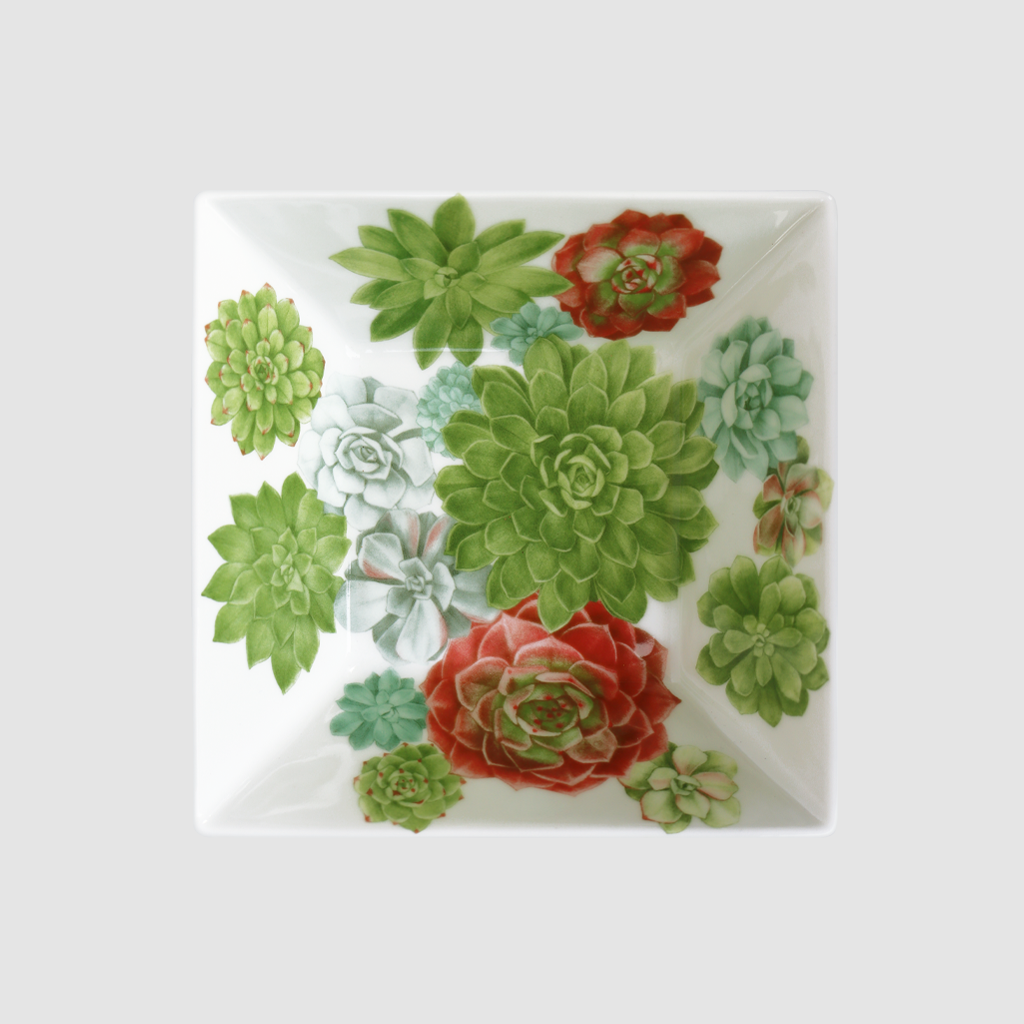 Desert Rose Collection - Ciotola Quadrata Media