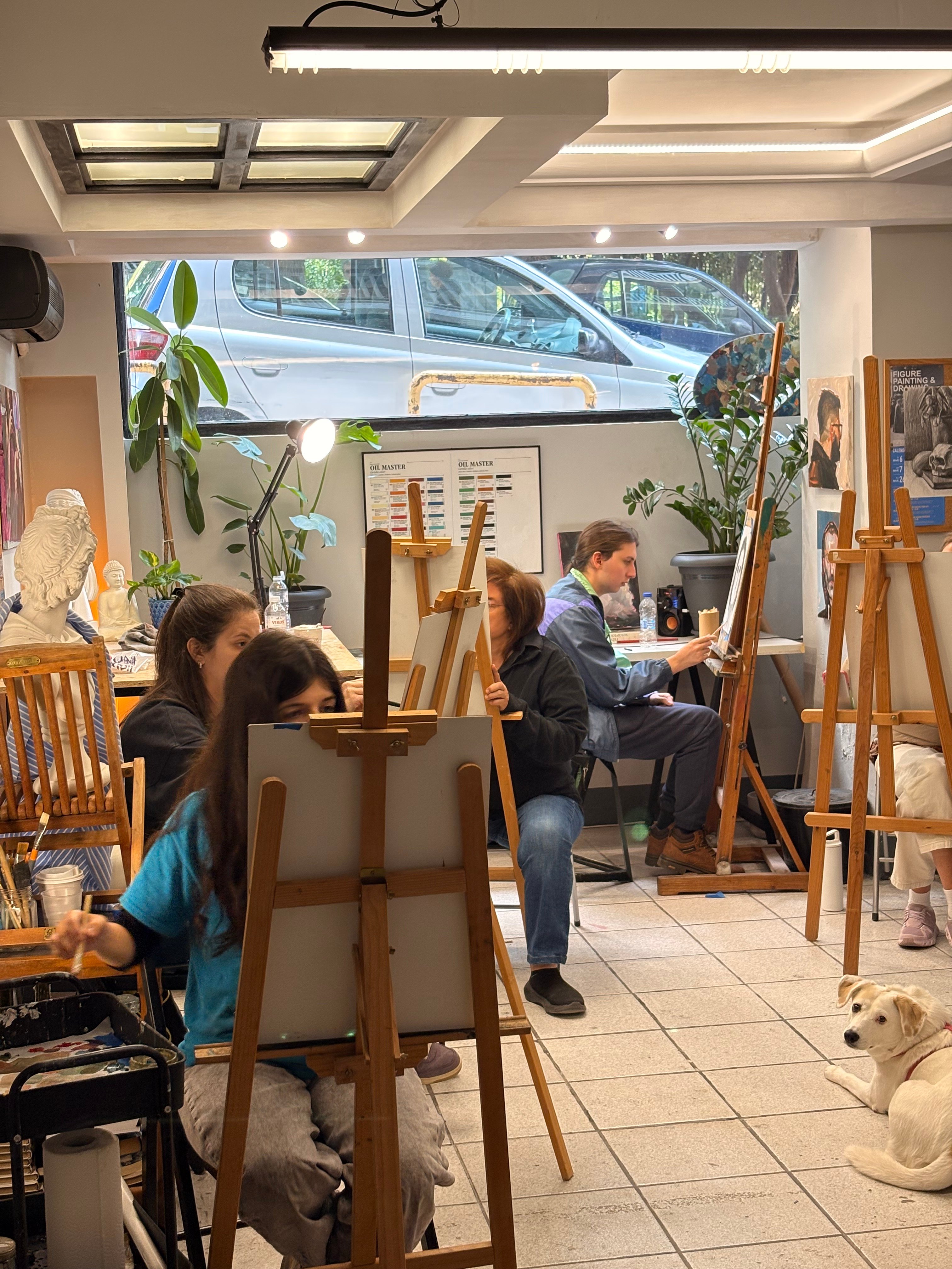 Enea Guzja at work — moment 1