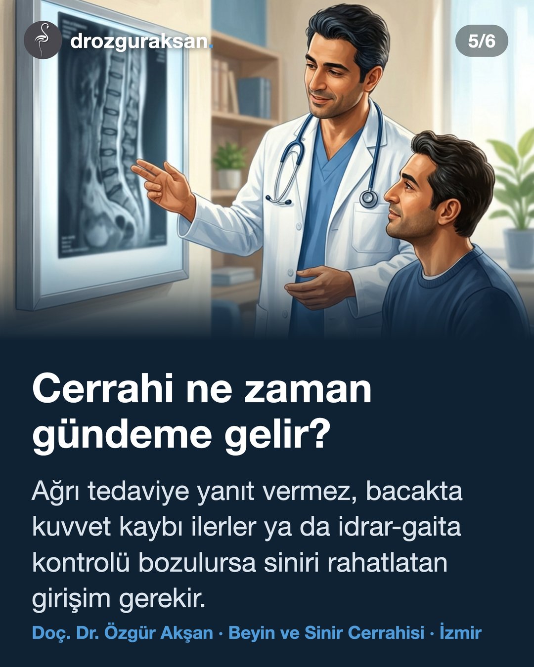 Bel Fıtığı: Belirtiler, Tanı ve Tedavi Yolları — görsel özet kartı 5