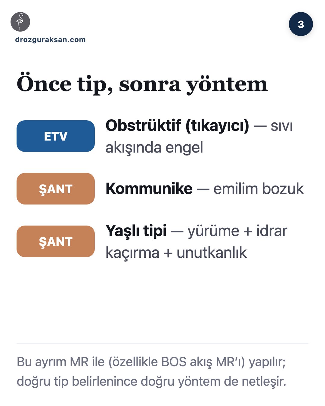 Hidrosefali Tedavisi: Şant ve ETV Yöntemlerinin Karşılaştırılması (2026) — görsel özet kartı 3