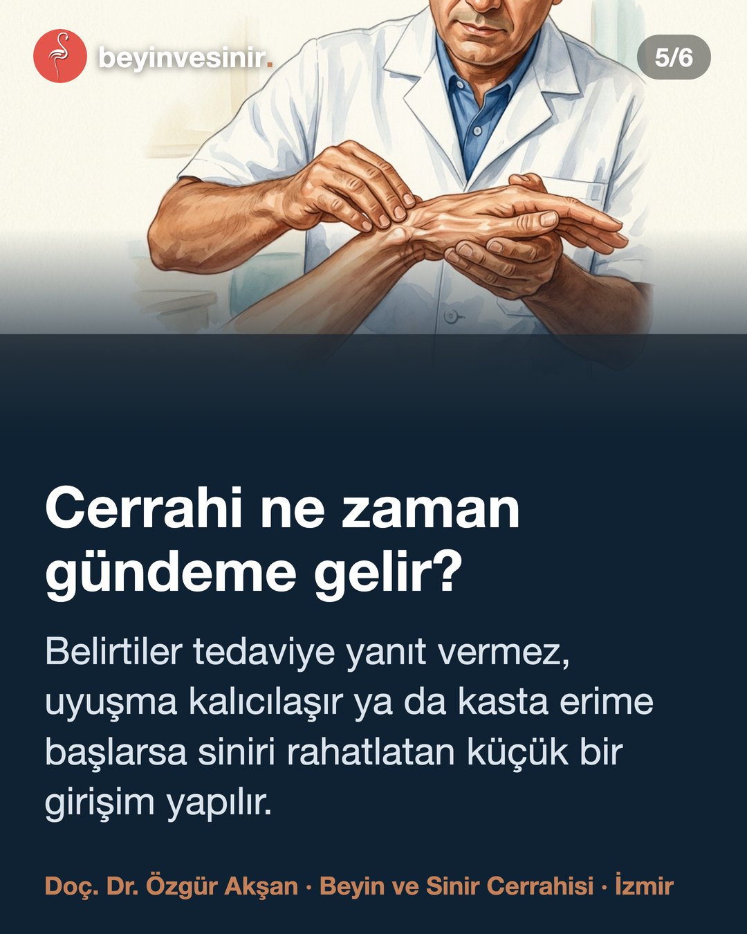 Karpal Tünel Sendromu: El Uyuşması ve Tedavisi — görsel özet kartı 5