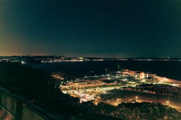 テラスから見た夜景