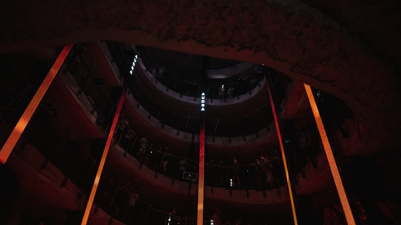 Audra music festival in Kaunas city taxi park