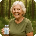person with calmea product