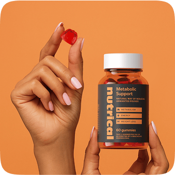 Nutrical bottle with gummies