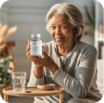 person with calmea product
