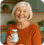 person with calmea product