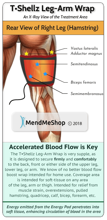 tshells hamstring blood stimulation wrap treatment