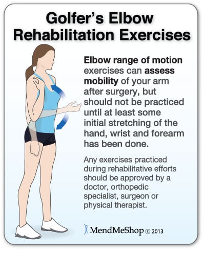 golfers elbow rehab exercise