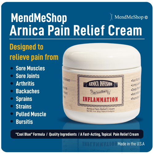 mendmeshop arnica pain relief cream