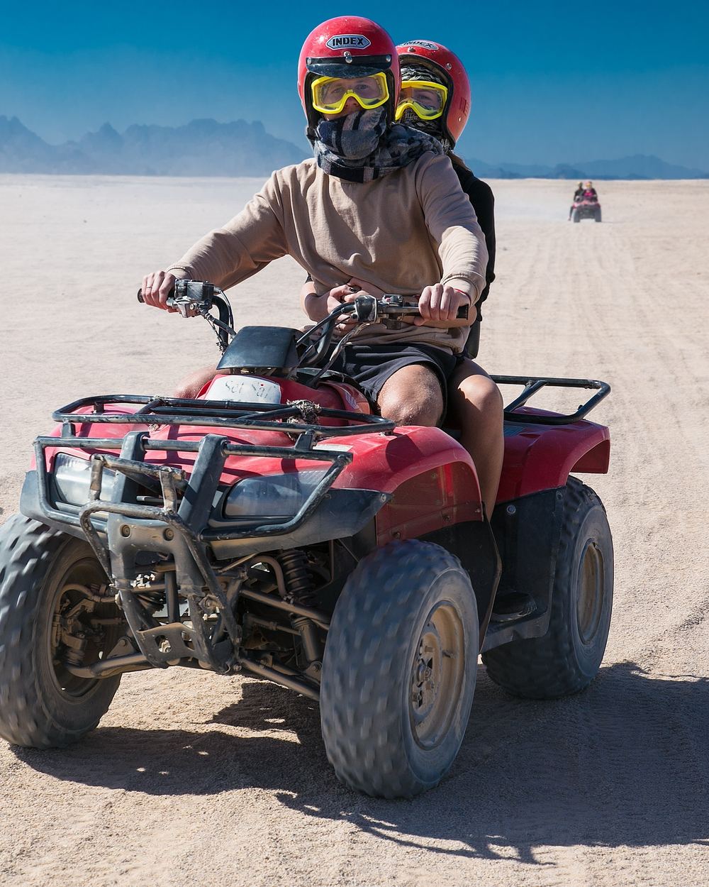 Quad biking
