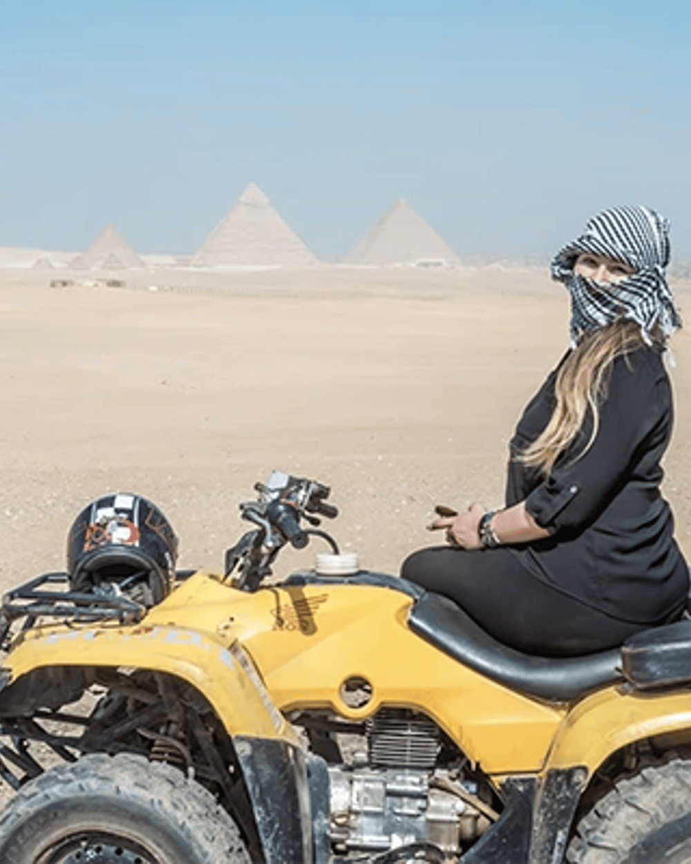 Quad Biking Outside Pyramid Area — 1