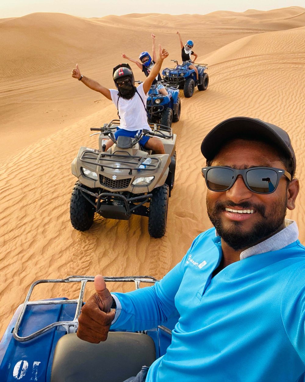 Dubai: Red Dunes Quad Bike Safari, Camels & BBQ at Al Khayma