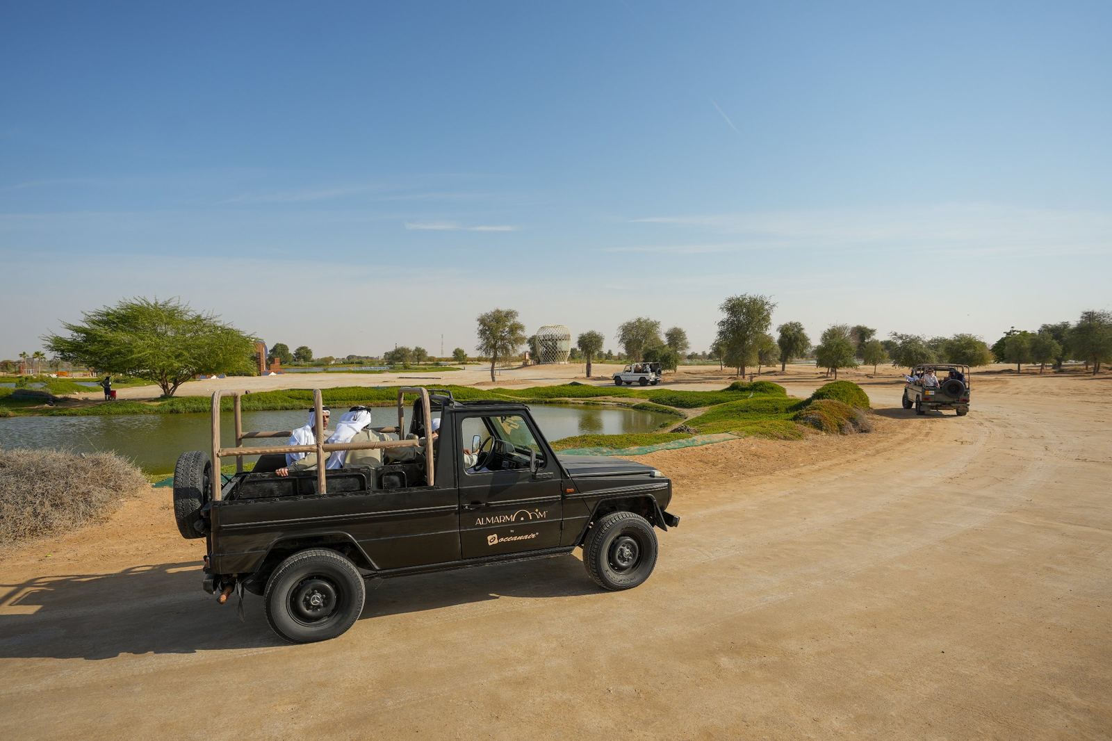 Morning Heritage Safari in the Al Marmoom Oasis