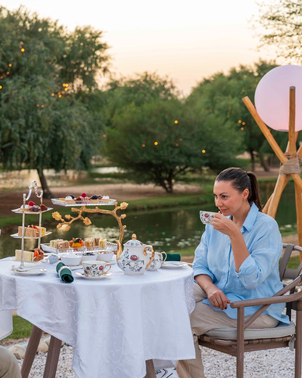 Dubai: Desert Afternoon High Tea at Al Marmoom Oasis